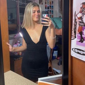 Asos mini dress in black- cotton